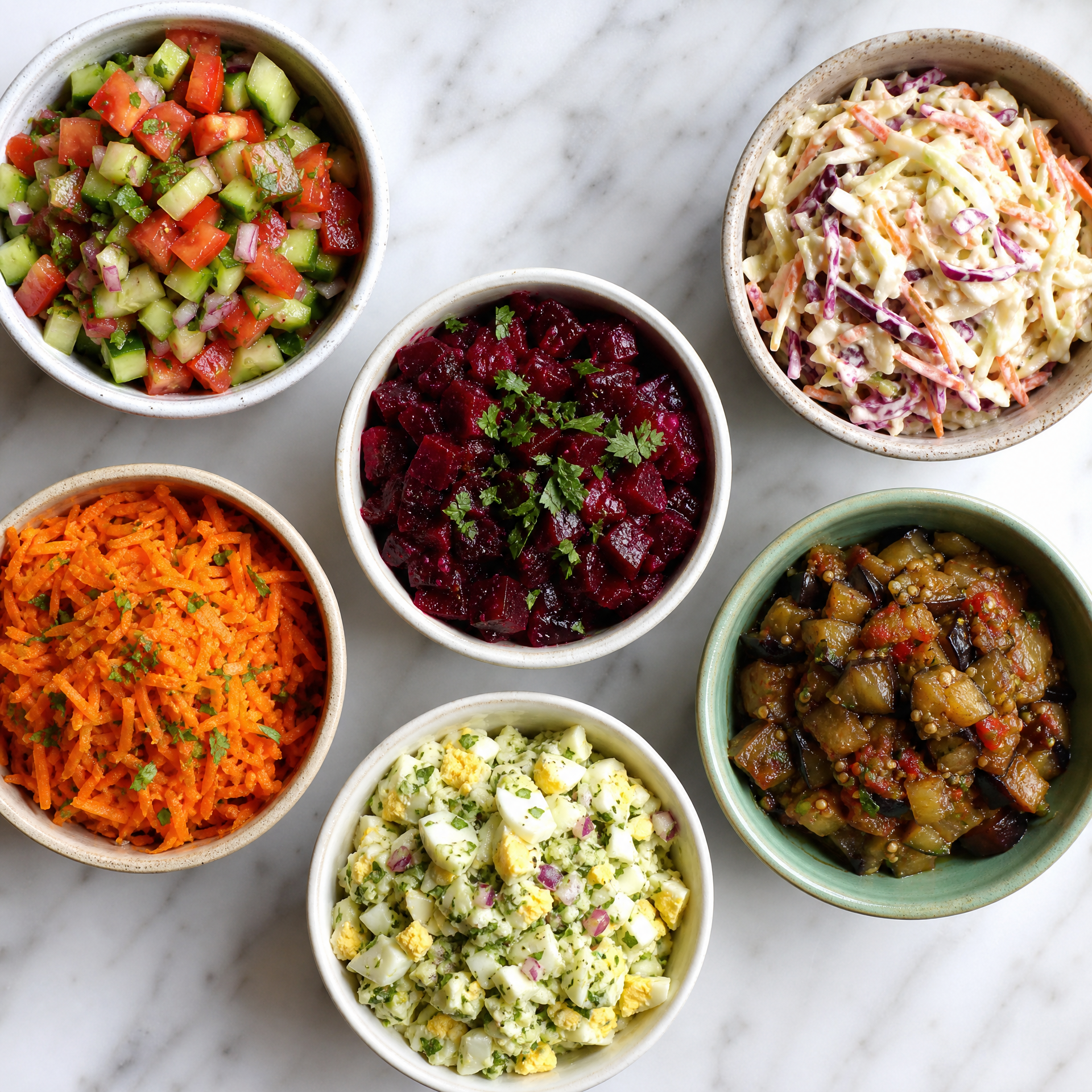 Salad selection
